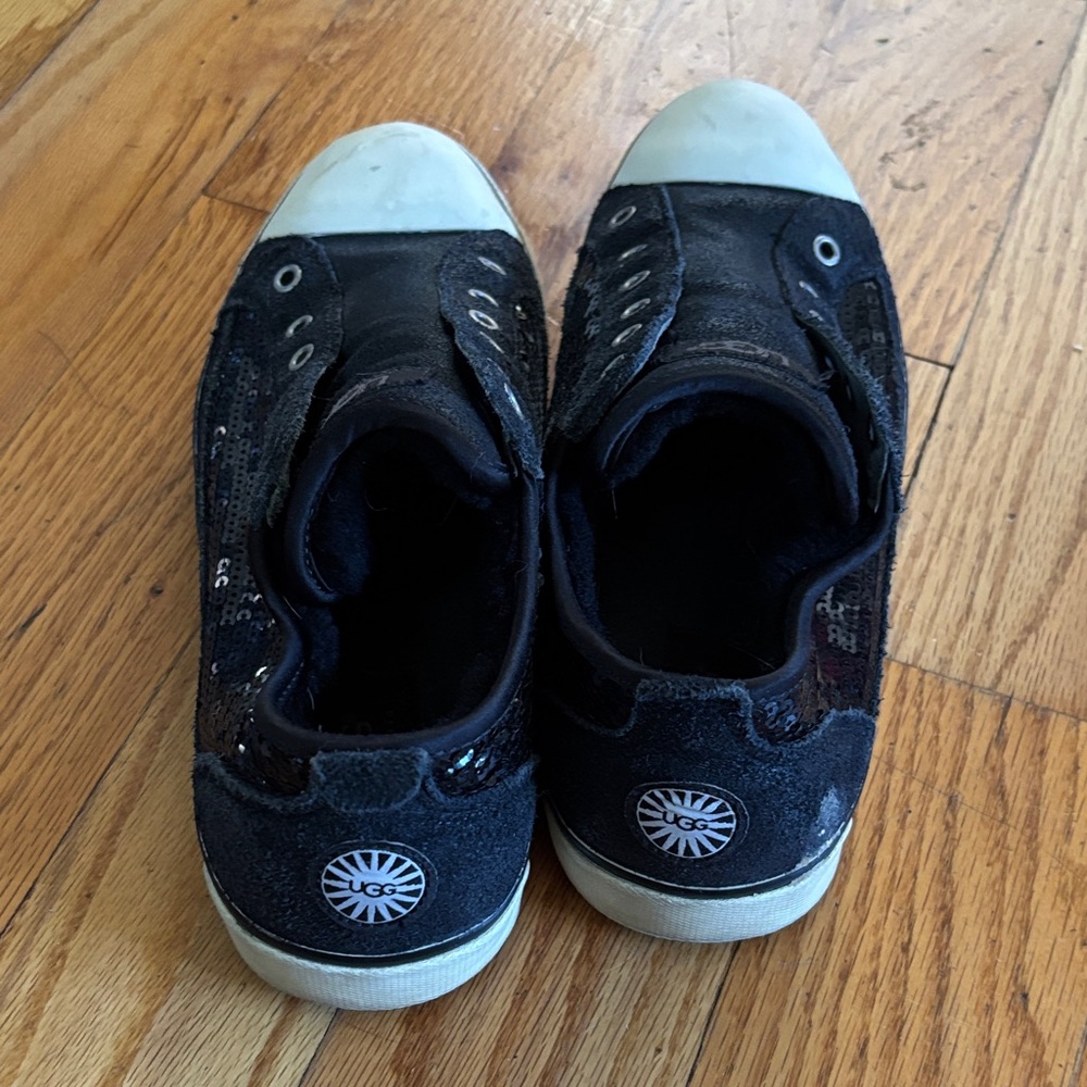 UGG Black Sequin Casual Sneakers - Picture 3 of 4